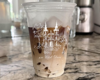House Merch, Personalized Iced Coffee To Go Cups