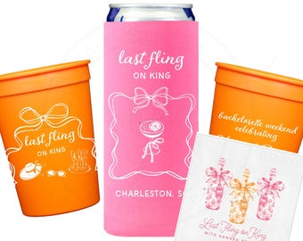 Bachelorette Party Pack, Cups, Napkins, Slim Can Holders