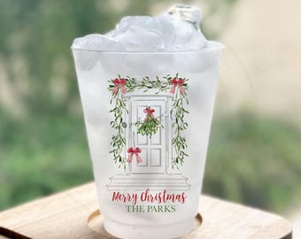 Christmas Mistletoe Holiday Party Cups