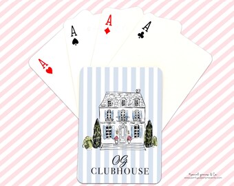 Personalized Playing Cards, House Merch Game Night