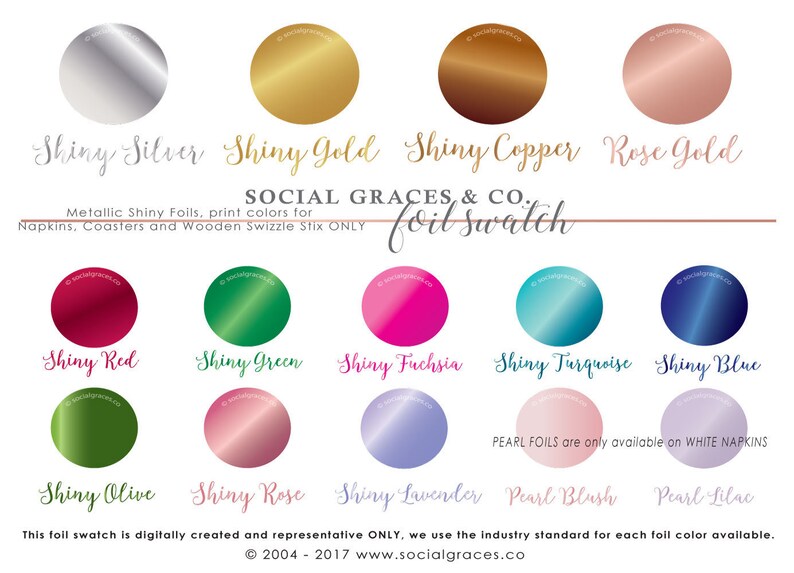 Wedding social graces and Co Engagement Bridal Parties or Baby Shower Customizable Cocktail Napkins Birthday Hawaiian Luau