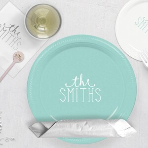 Mr and Mrs Party Plates, Napkins or Cups | Wedding Plastic Cups | Personalized Plastic Plates | Monogram Napkins | Personalized Stir Sticks