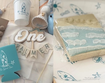 Surf Beach Birthday Party Bundle: Plates, Cups, Favors, Decor