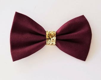 Wine Hair Bow Etsy - roblox red hair bow