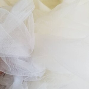 Fingertip wedding veil, single tier veil, soft tulle wedding veil, cut edge wedding veil image 5