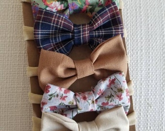 bow headband set for fall