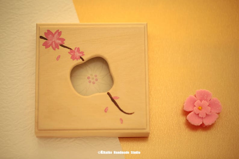 Sakura Wedding ring holder,ring box,ring pillow,ring dish,Wedding ring plate,Ring Bearer,Ring Bowl,Ring pillow alternative,We Do Ring dish