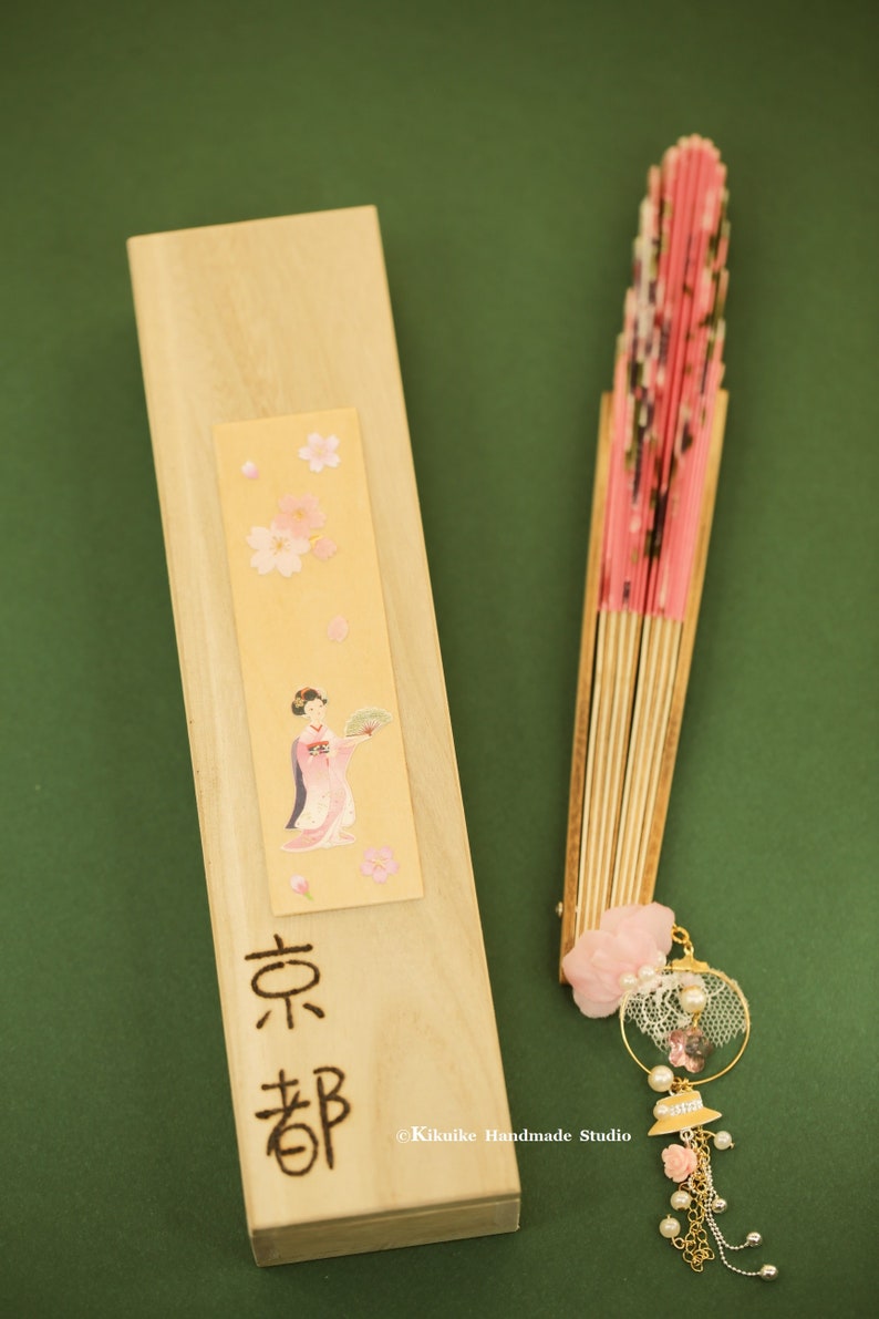 Handmade Japanese Fan,Kimono Sensu,hand fan,folding fan,wedding fan,birthday gift,Party GiftsWedding Favours,Wedding Gift,yukata hand fan