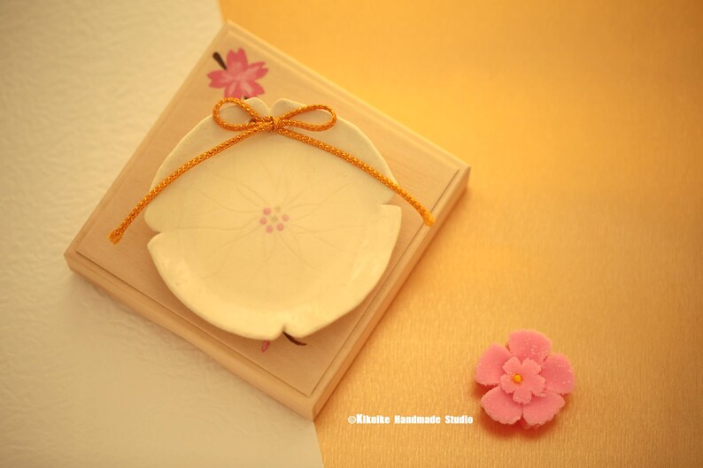 Sakura Wedding ring holder,ring box,ring pillow,ring dish,Wedding ring plate,Ring Bearer,Ring Bowl,Ring pillow alternative,We Do Ring dish