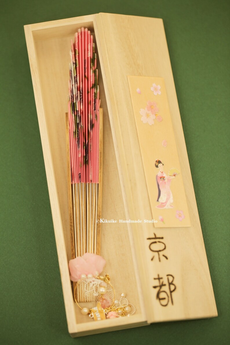 Handmade Japanese Fan,Kimono Sensu,hand fan,folding fan,wedding fan,birthday gift,Party GiftsWedding Favours,Wedding Gift,yukata hand fan
