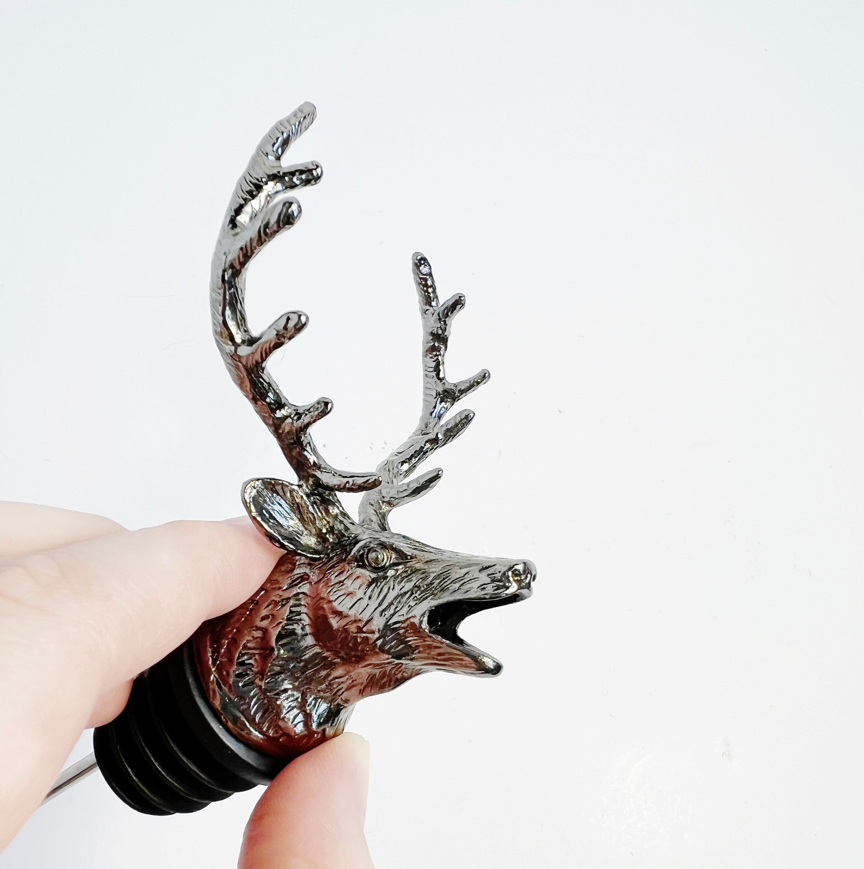 Deer Head Wine Pourer / Gifts for Wine Lovers / Wine Gifts for Women / Wine Accessories Etsy