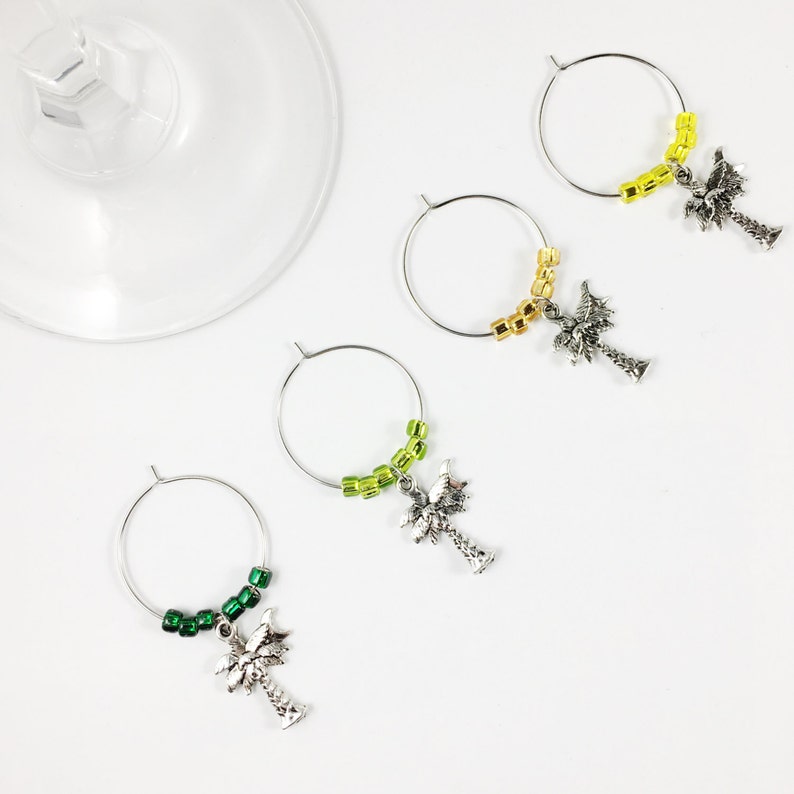 Road King Motorcycle Wine Charms - Thumbnail 2