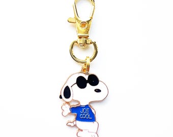 Joe Cool Bag Charm | Character Keychain | Cute Bag Charm