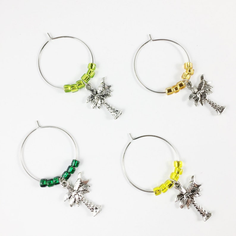 Road King Motorcycle Wine Charms