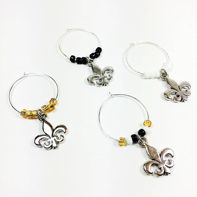 Group Therapy Wine Fleur de Lis Wine Charms