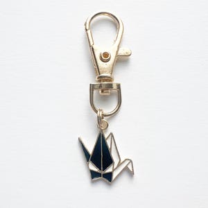 Origami Bird Bag Charm / Cute Bag Charms / Backpack Charm / Bird Lovers Gifts / Bird Nerd