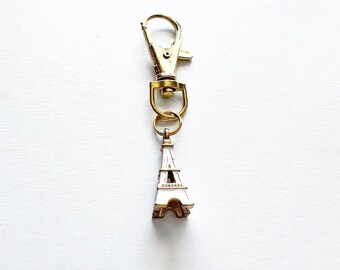 Handbag Charms | Eiffel Tower Purse Charm | Backpack Charm | Paris Lover Gift | Zipper Charms