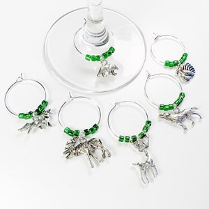 Hunting Gifts Wine Charms / Gifts for Hunters / Gift for Her / Wine Lover Gift