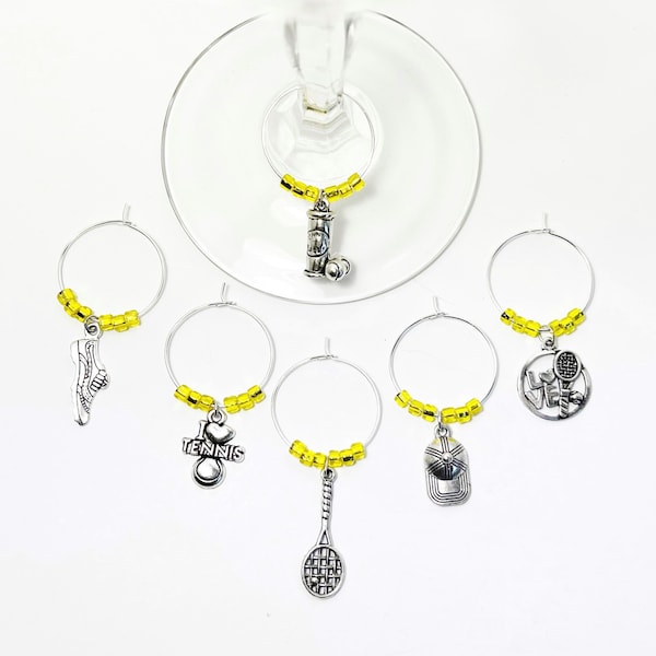 Tennis Wine Glass Etsy