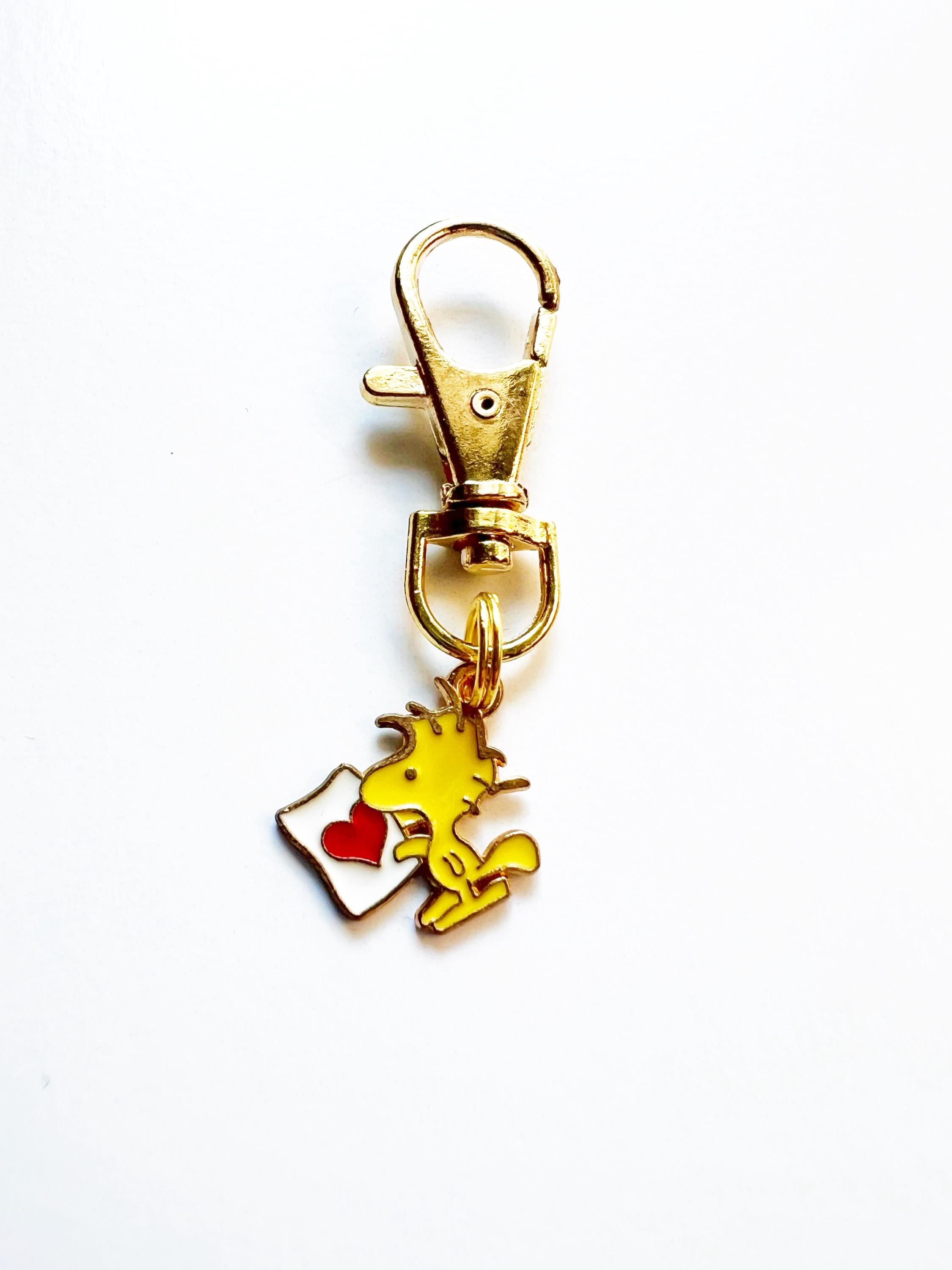 Handcrafted Valentine Peanuts Character Bag Charm / Backpack Charm / Zipper Charms / Character Charm Keychain