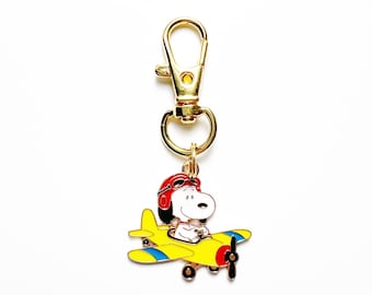 Flying Inspirational Peanuts Character Charm for Purse | Cute Bag Charm | Character Charm | Zipper Pulls