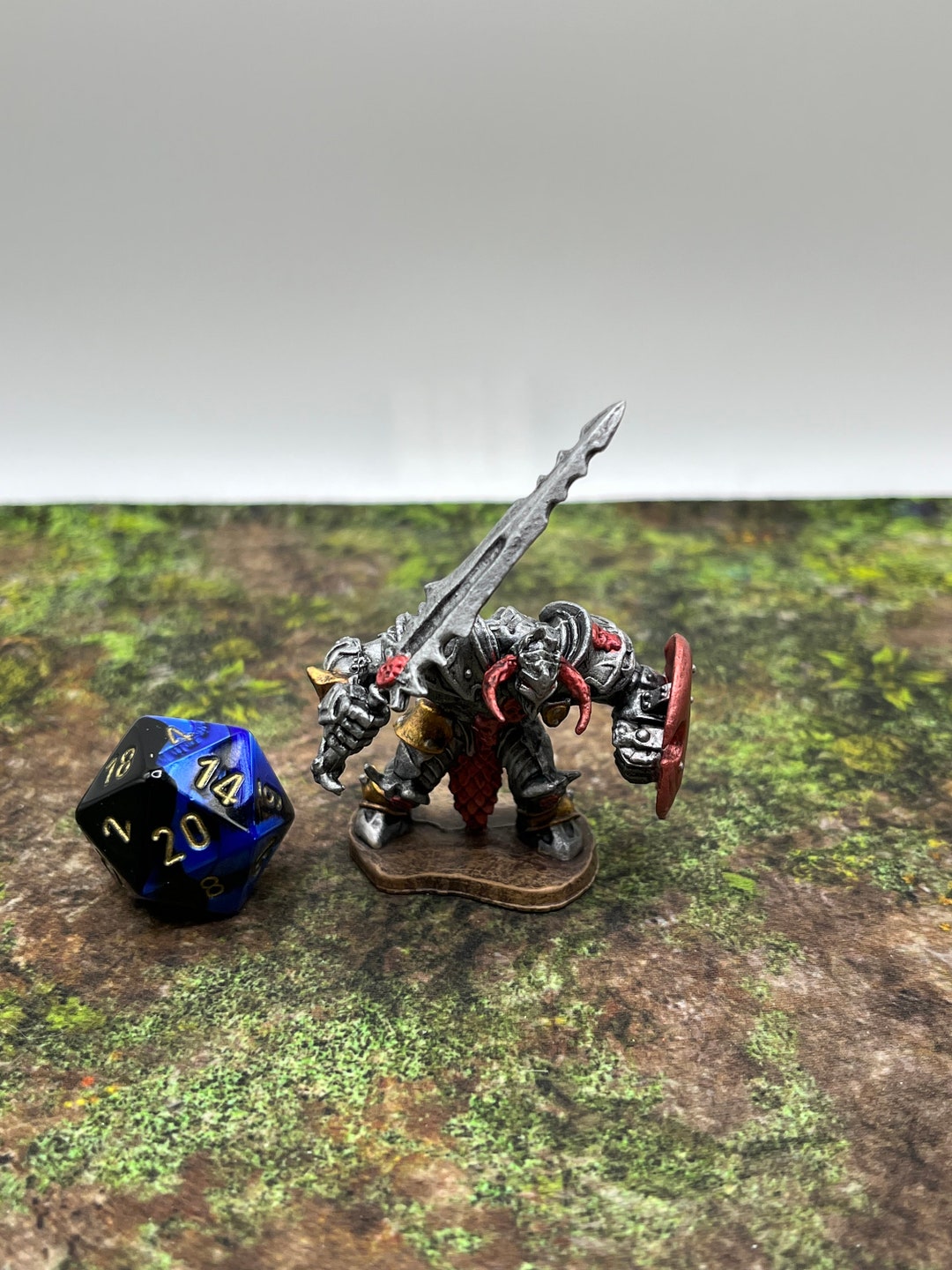 Hand Painted Ragnaros, Evil Warrior Miniature - Dnd, D&D, Pathfinder ...