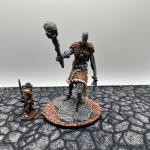 Hand Painted Stone Giant Miniature - DnD, D&D, Pathfinder, TTRPG (Made To Order)