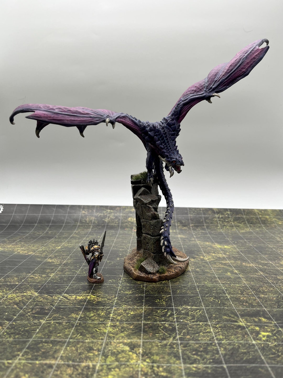 Hand Painted Blacksting the Wyvern Miniature Dnd, D&D, Pathfinder