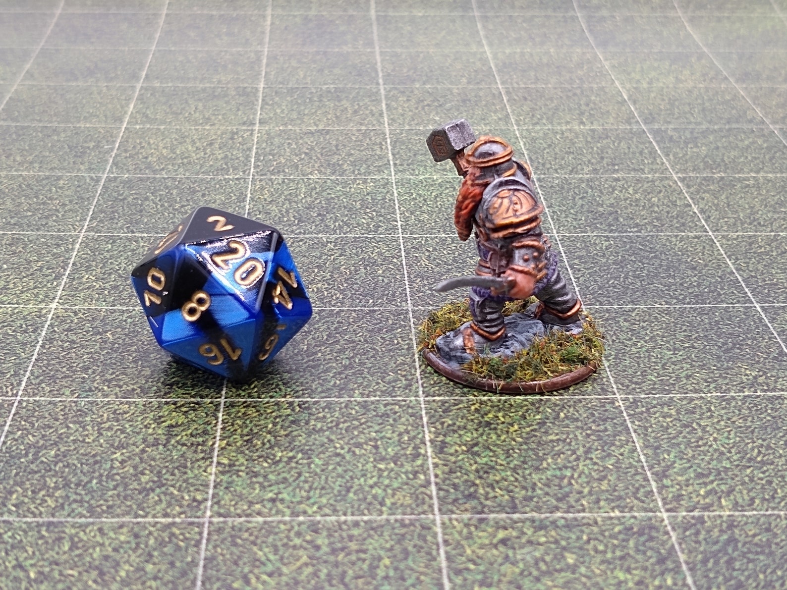 d&d dwarf fighter miniature