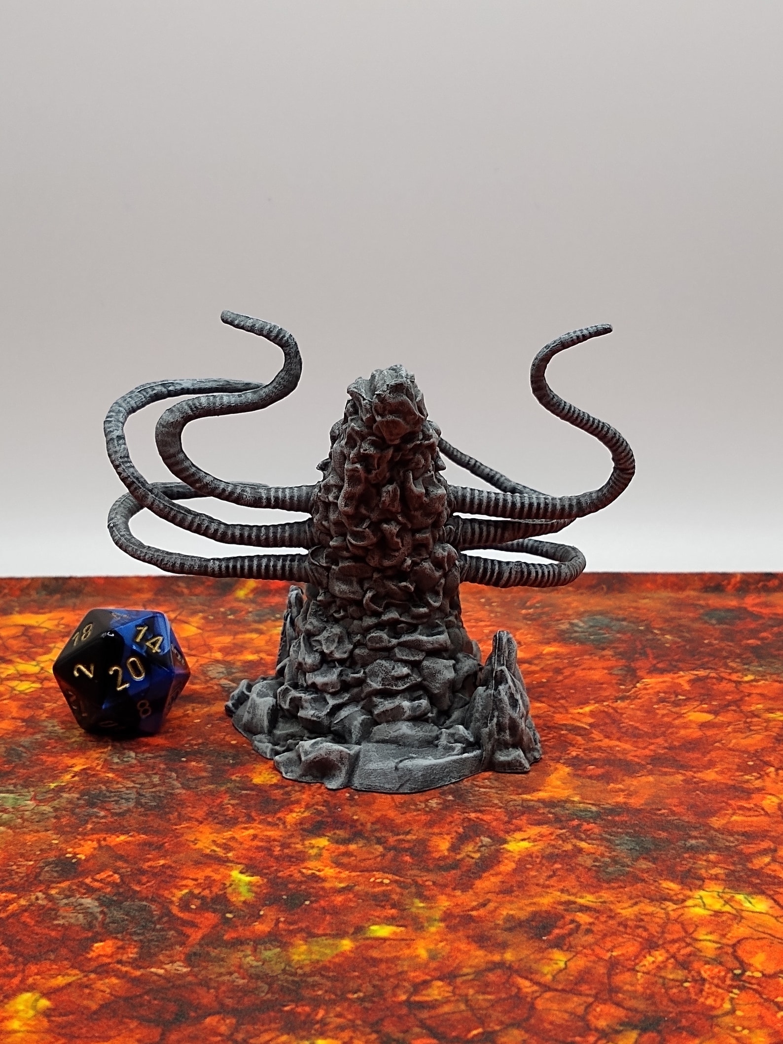 Made to Order Hand Painted Roper Miniature (grey Stone) - Dnd, D&D ...