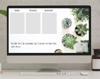 Succulent Desktop - [Digital Download]