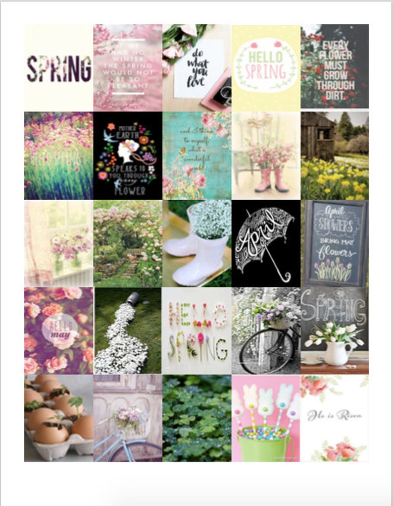 Seasonal Stickers Digital Download for Erin Condren Life Planner Etsy