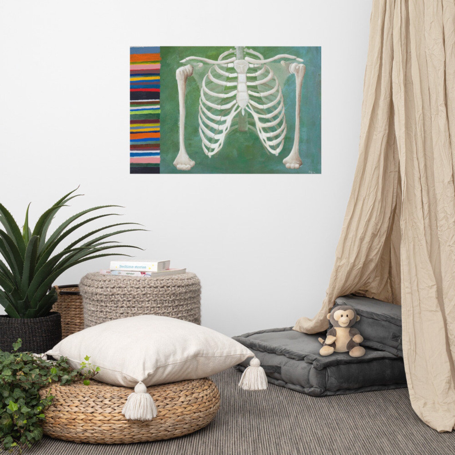 Anatomical Art Poster Anatomy Wall Decor Anatomical Wall Etsy UK