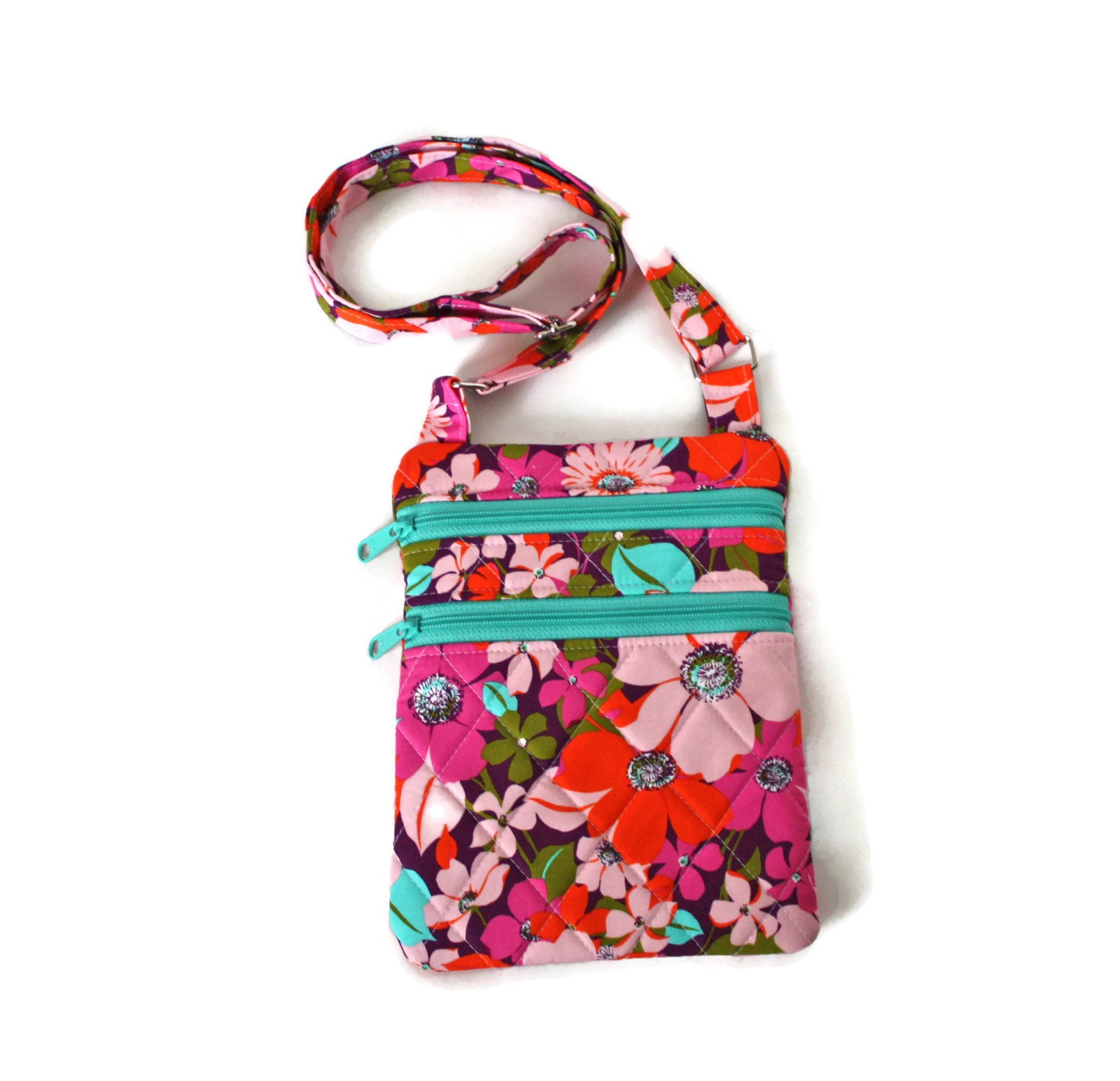 quilted fabric crossbody bag