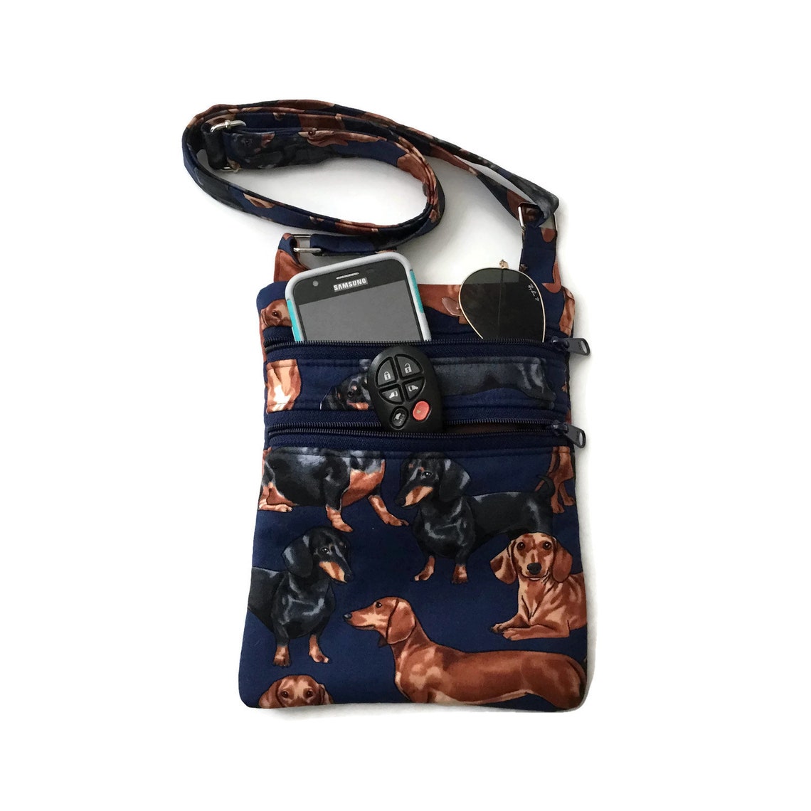 Dachshund Crossbody Purse Dog Phone Pouch Purse Dachshund Etsy