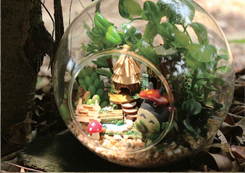 DIY 12cm Hanging Glass Terrarium Kit DIY Glass House Glass Etsy