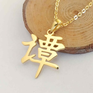 Chinese achternaam ketting, Chinese achternaam ketting, gepersonaliseerde Chinese naam ketting, mandarijn ketting, Chinese ketting, mandarijn ketting