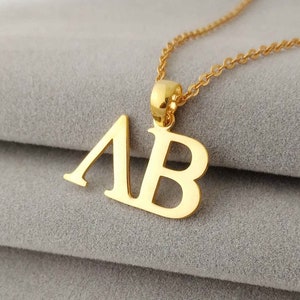 Collar griego personalizado, Collar delta, Collar theta, Collar del alfabeto griego, Collar delta, Collar psi, Collar lambda