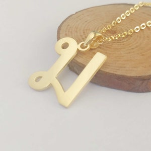 Collar inicial tailandés, collar de carácter tailandés, collar tailandés personalizado, collar personalizado de Tailandia, collar de letras tailandesas, joyería de nombre tailandés