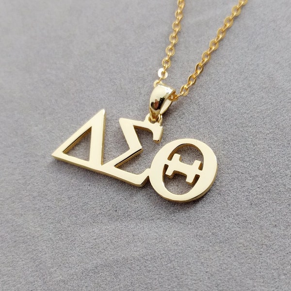 Personalized Any Greek Necklace, Delta Necklace, Theta Necklace, Sigma Phi Lambda Necklace, Delta Necklace, Psi Necklace, Lambda Necklace