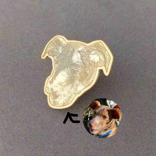 Photo Lapel Pin Etsy