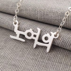 Collier prénom coréen, collier coréen, collier hangul personnalisé, collier lettre coréen, n'importe quel collier prénom hangul, bijoux coréens