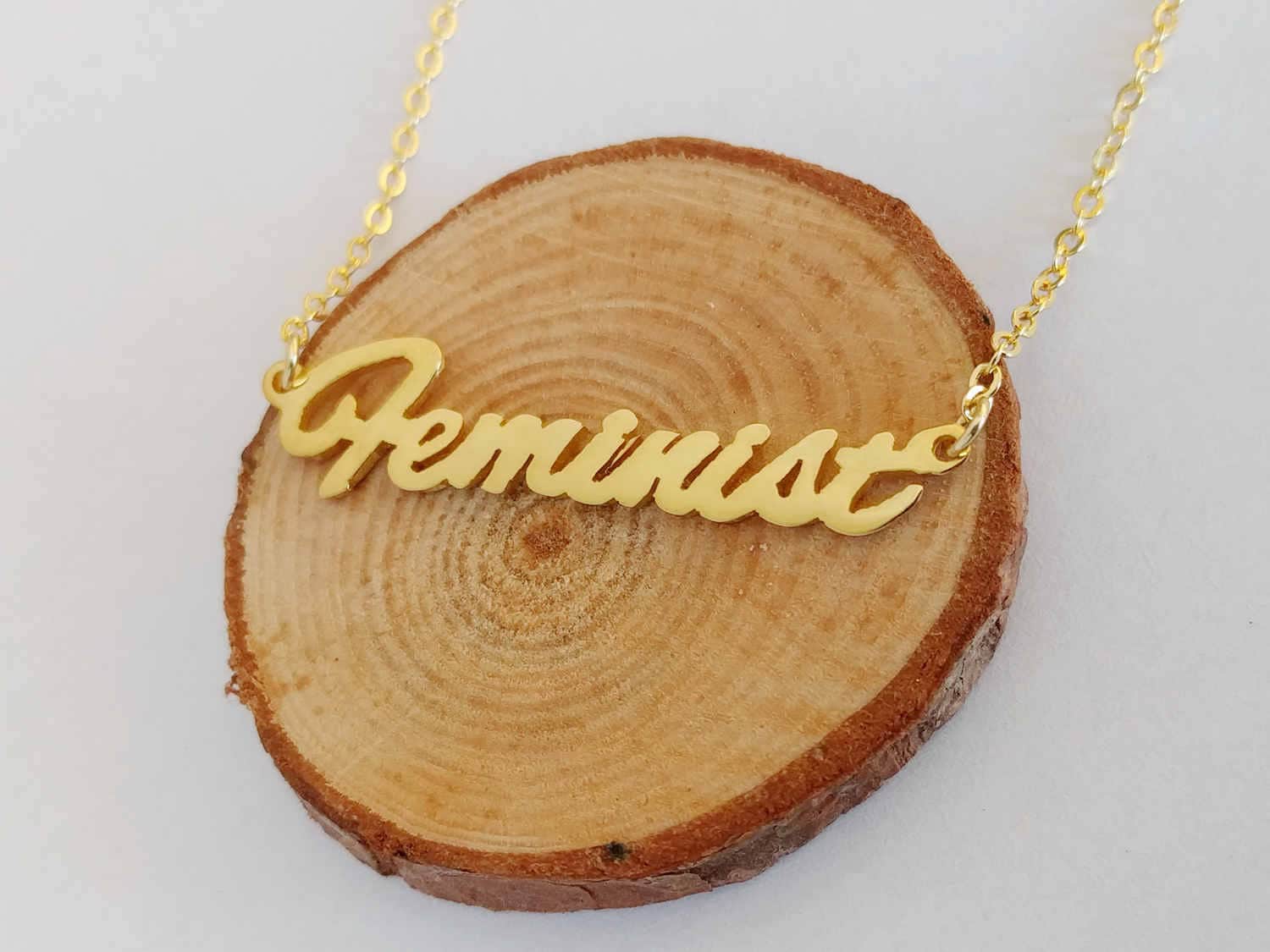 Feminist Necklace Feminist Jewelry 