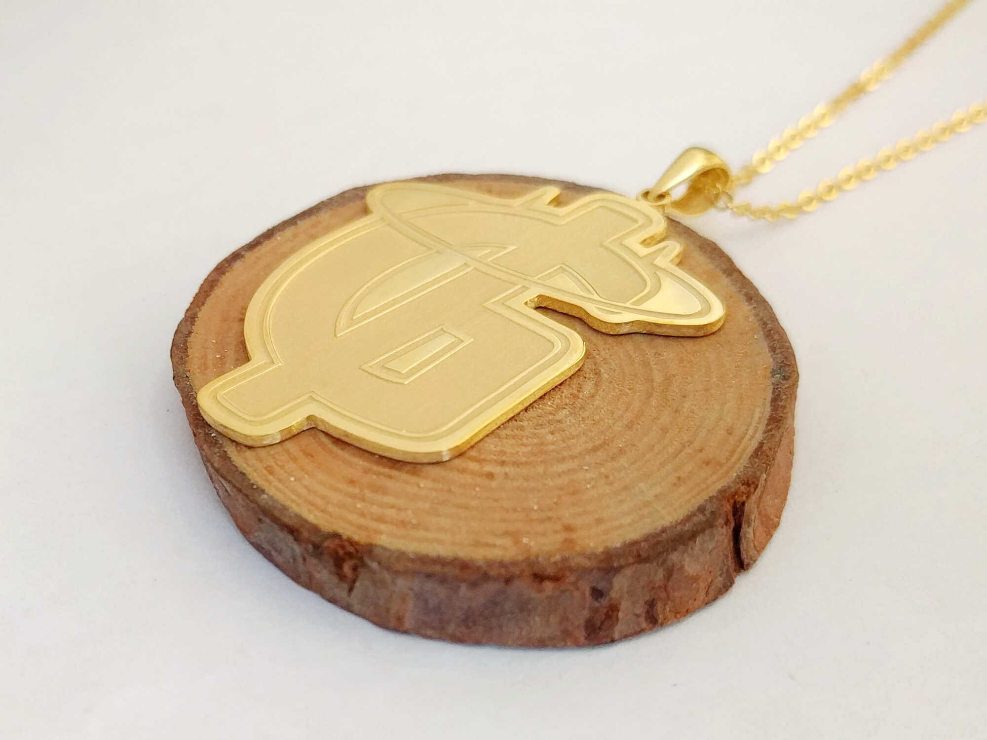 Custom Logo Necklace Company Logo Necklace Portrait Logo Etsy