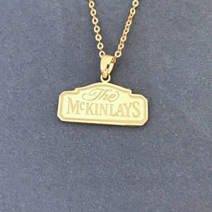 Custom Door Sign Necklace, Door Hanger Necklace, Logo Necklace, Company Logo Necklace, Portrait Logo Necklace, Corporate Logo Necklace