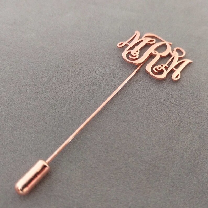 Personalized Name Lapel Pin for Men or Women Monogram Lapel - Etsy