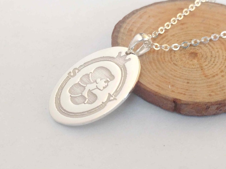 Necklace with A.P.C. logo