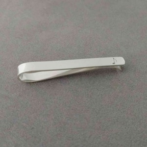 Silver Music Note Tie Clip, Personalized Tie Bar, Music Tie Bar Clip, Any Logo Tie Clip, Music Teacher Gift, Musician Gift
