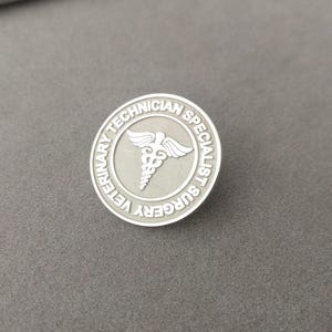 Custom Medical Caduceus Lapel Pin, Medicine Lapel Pin, Personalized Doctor Lapel Pin for Hospital Ceremony Graduation School