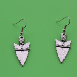 ARROWHEAD EARRINGS,arrowhead,Native American,Western,Cowboy,American Indian,Weaponry,hunting,hunter,bow,archery,122